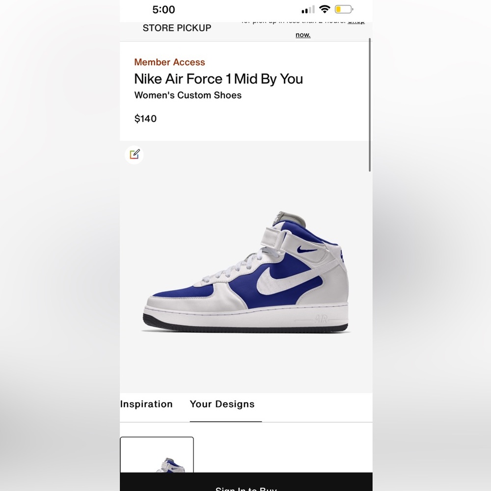 NIKE AIR FORCE 1 MID - Picture 4 of 5